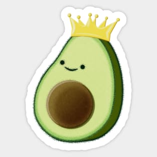 Avocado The King Of All Fruits Sticker